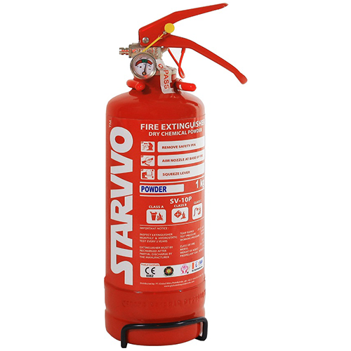 Starvvo Dry Chemical Powder Fire Extinguisher 1 Kg