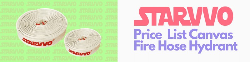STARVVO Canvas Fire Hose Hydrant