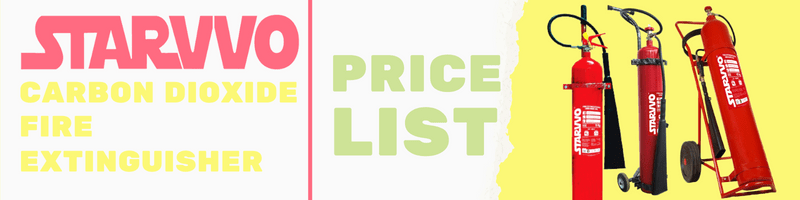 STARVVO Trolley Carbon Dioxide Fire Extinguisher
