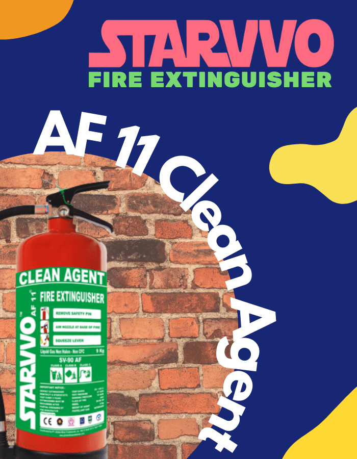  STARVVO Fire Extinguisher AF 11 Clean Agent 