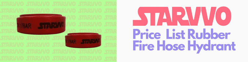 STARVVO Rubber Fire Hose Hydrant