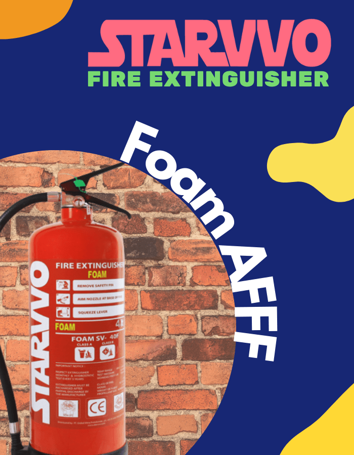  STARVVO Fire Extinguisher Foam AFFF 