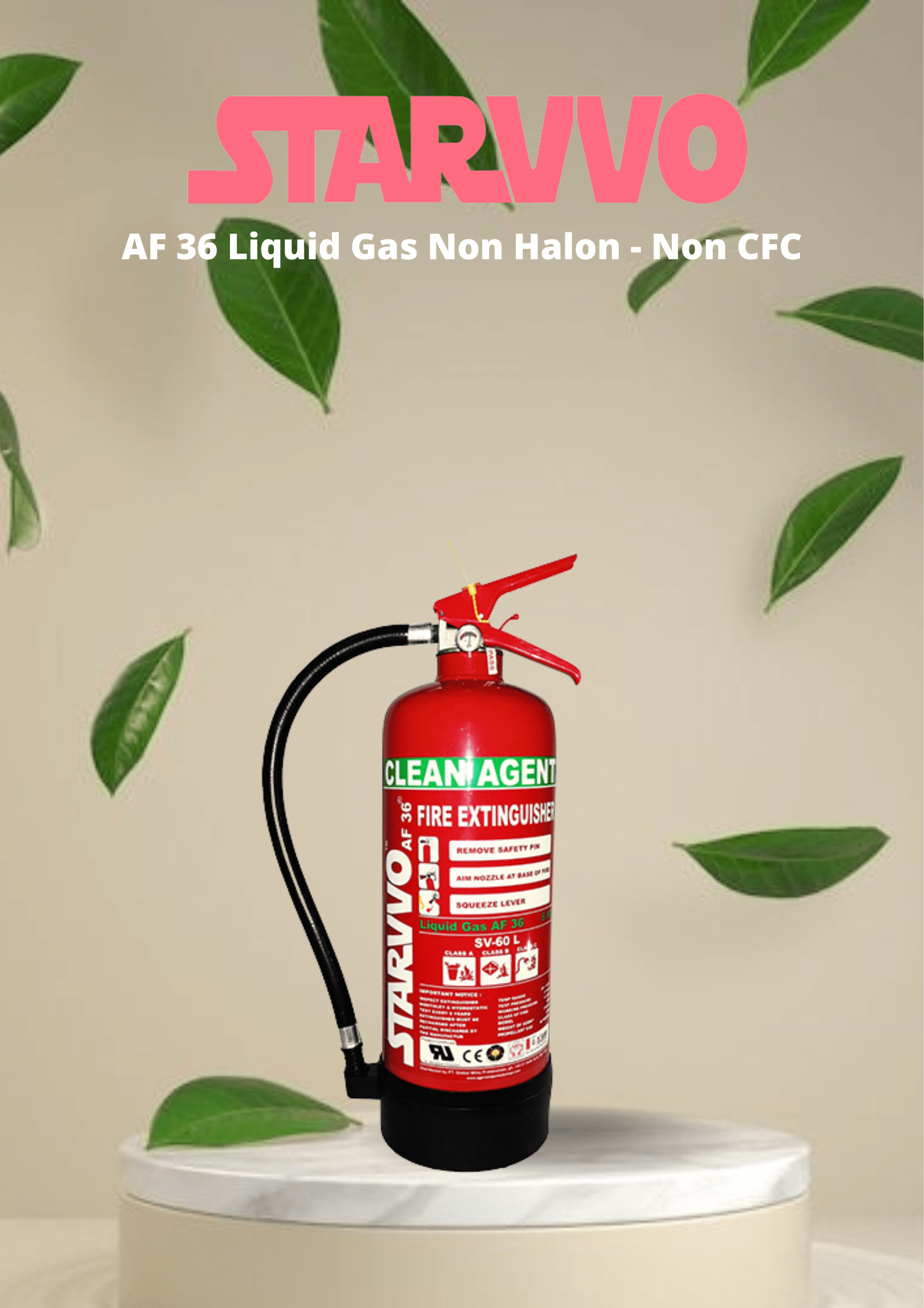 distributor Fire Extinguisher AF36 Clean Agent 4 Kg SNI Resmi