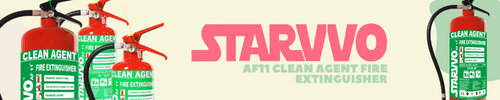 STARVVO AF11 Clean Agent Fire Extinguisher Ringan