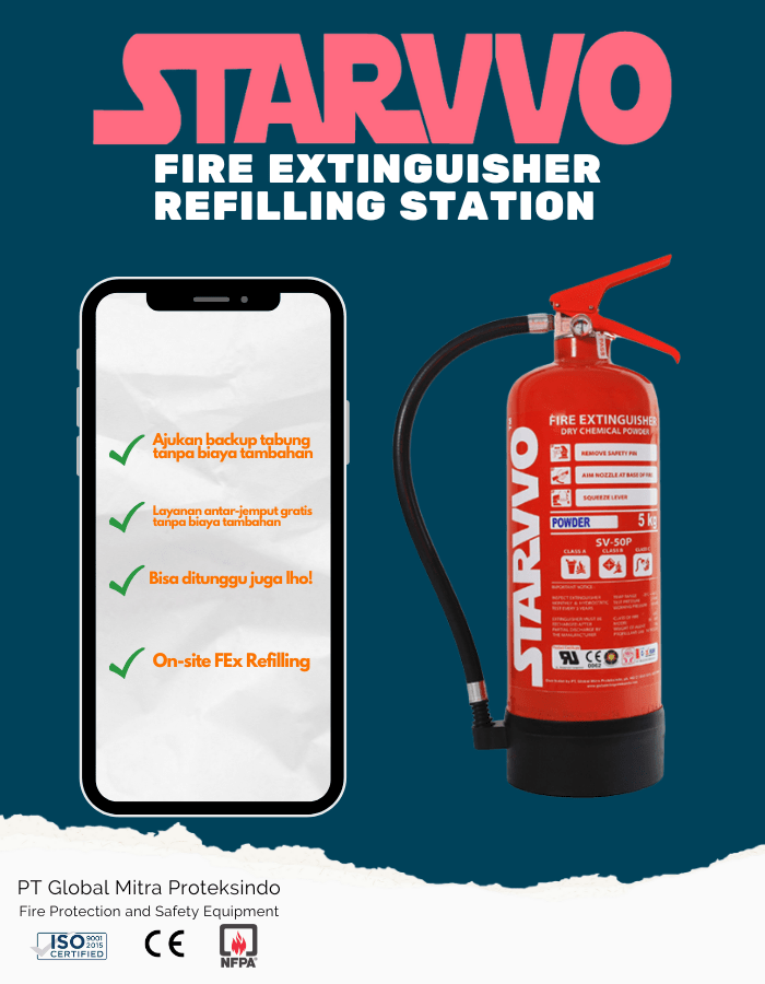 STARVVO Fire Extinguisher Refilling Station
