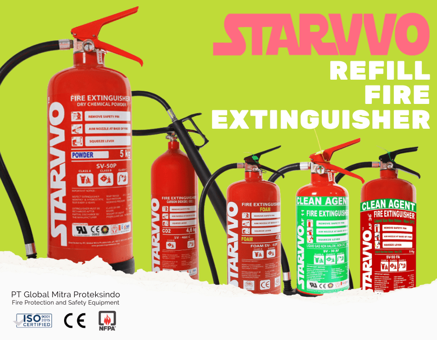 STARVVO Fire Extinguisher Refilling Station