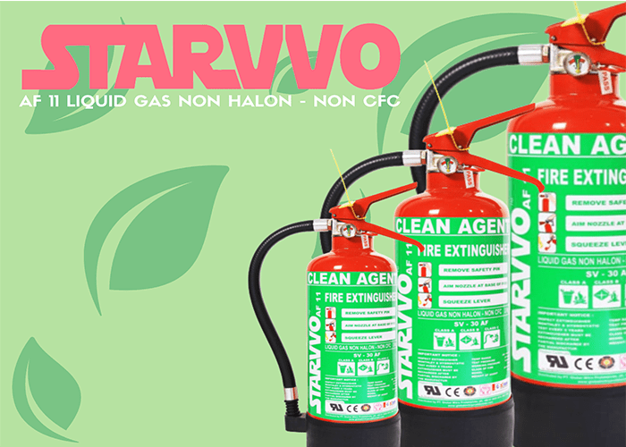 STARVVO AF11 Clean Agent Fire Extinguisher