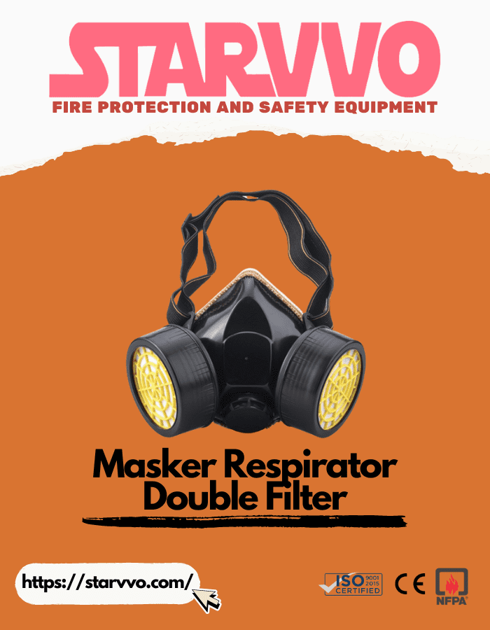 STARVVO Masker Double Respirator