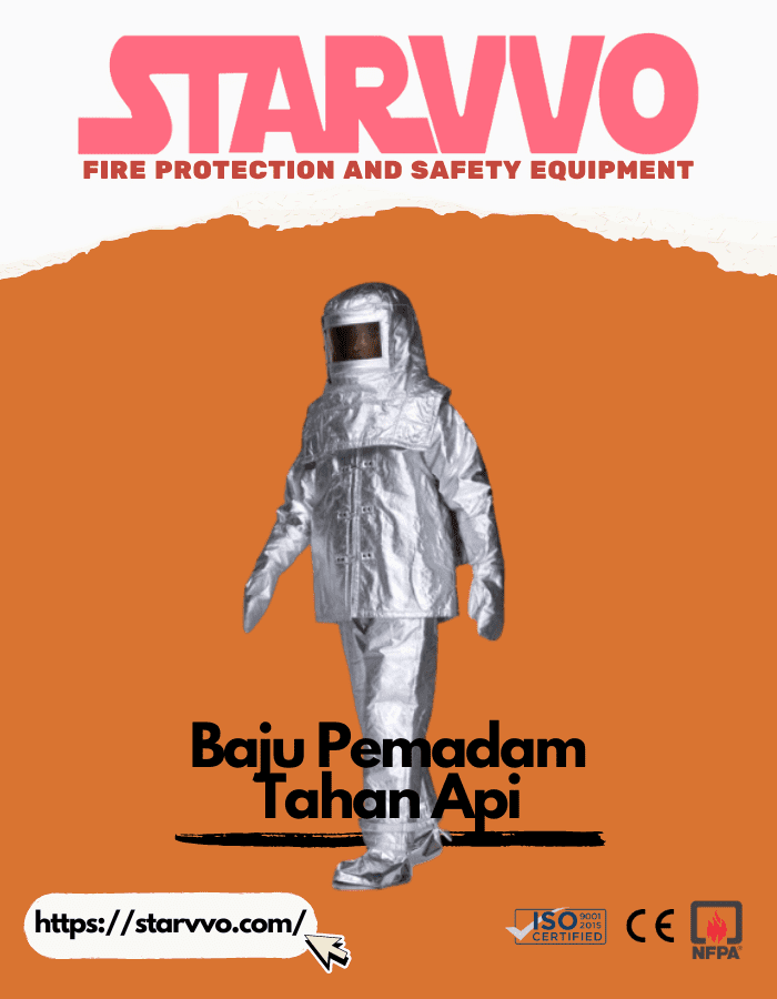 STARVVO Baju Pemadam Tahan Api