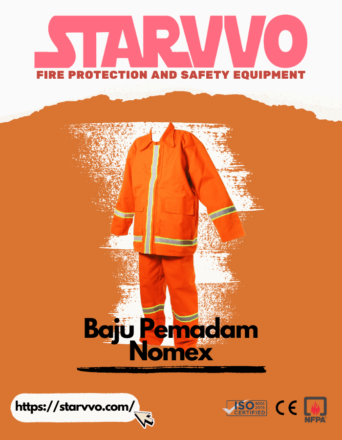 STARVVO Baju Pemadam Tahan Panas Nomex AIII