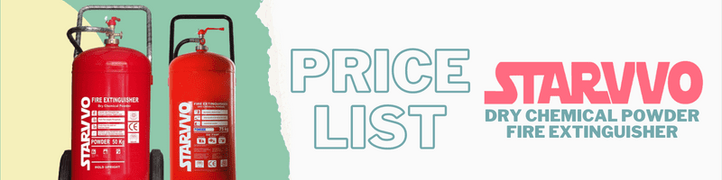 STARVVO Dry Chemical Powder Fire Extinguisher