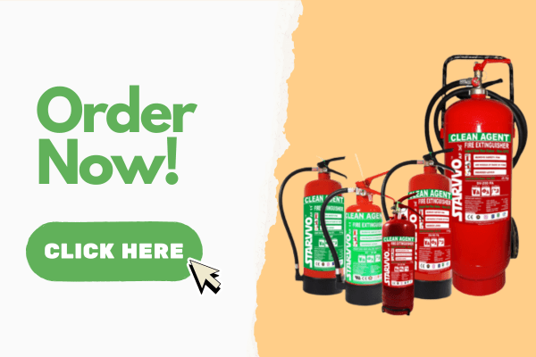 STARVVO Clean Agent Fire Extinguisher