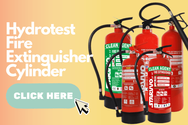 STARVVO Hydrotest Fire Extinguisher Cylinder