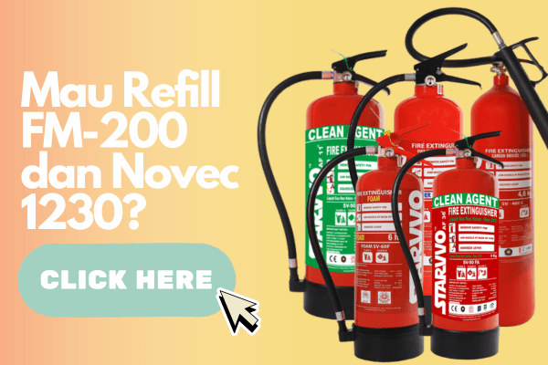 STARVVO Refill FM200 dan Novec 1230