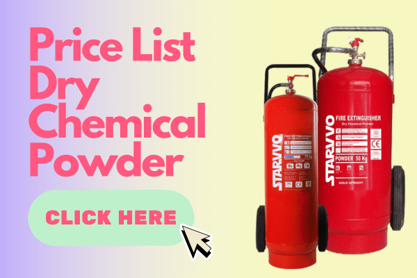 STARVVO Dry Chemical Powder Fire Extinguisher Trolley