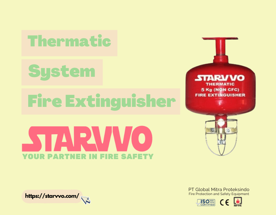 STARVVO  Thermatic System Fire Extinguisher