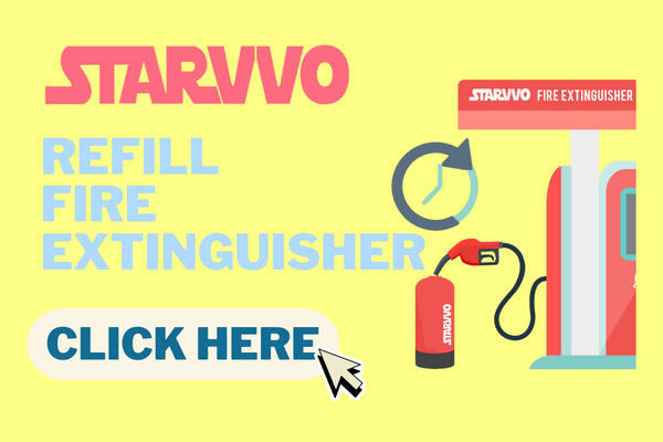 STARVVO Refill Fire Extinguisher