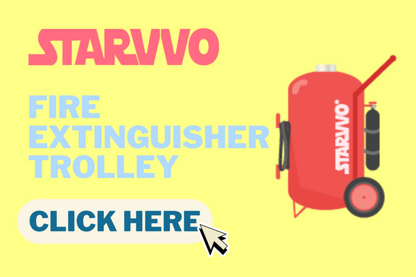 STARVVO Trolley Fire Extinguisher