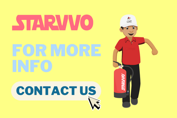 STARVVO Trolley Fire Extinguisher