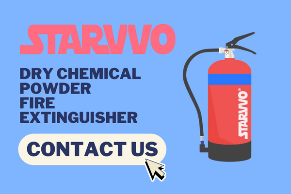 STARVVO Dry Chemical Powder Fire Extinguisher