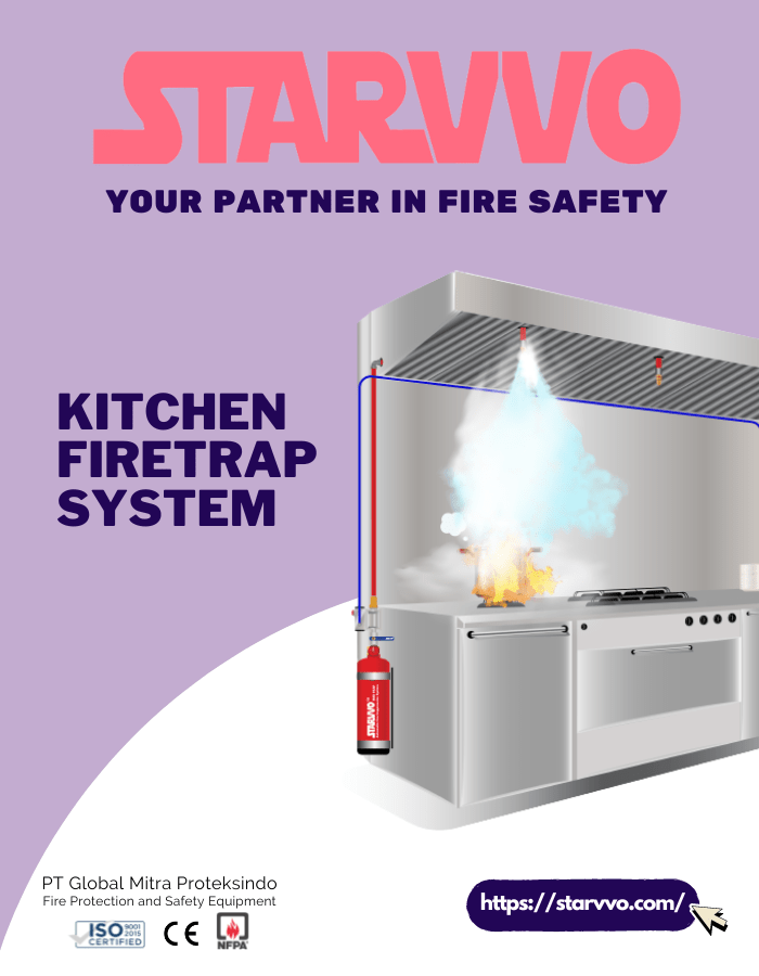 STARVVO Kitchen Firetrap Fire Extinguisher