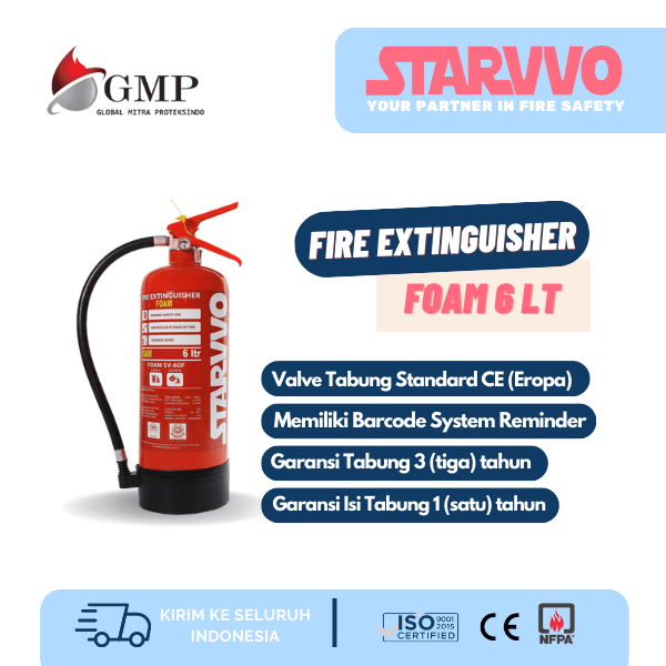 starvvo foam afff fire extinguisher