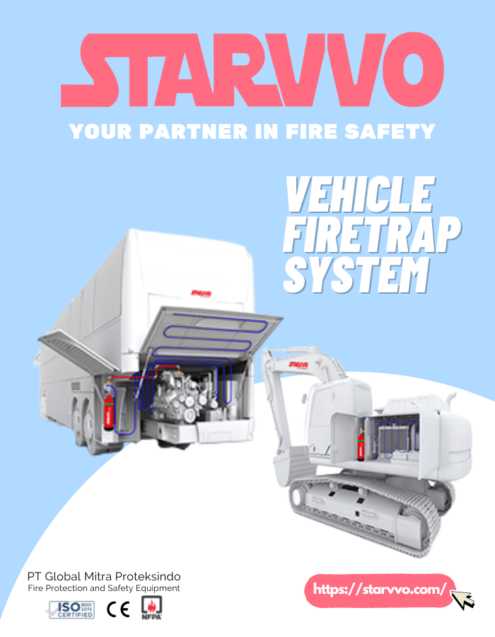 Vehicle FireTrap System Fire Extinguisher