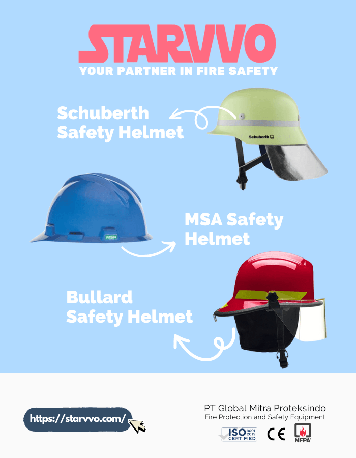 Helm Pemadam Kebakaran / Helm Damkar | STARVVO Fire Safety