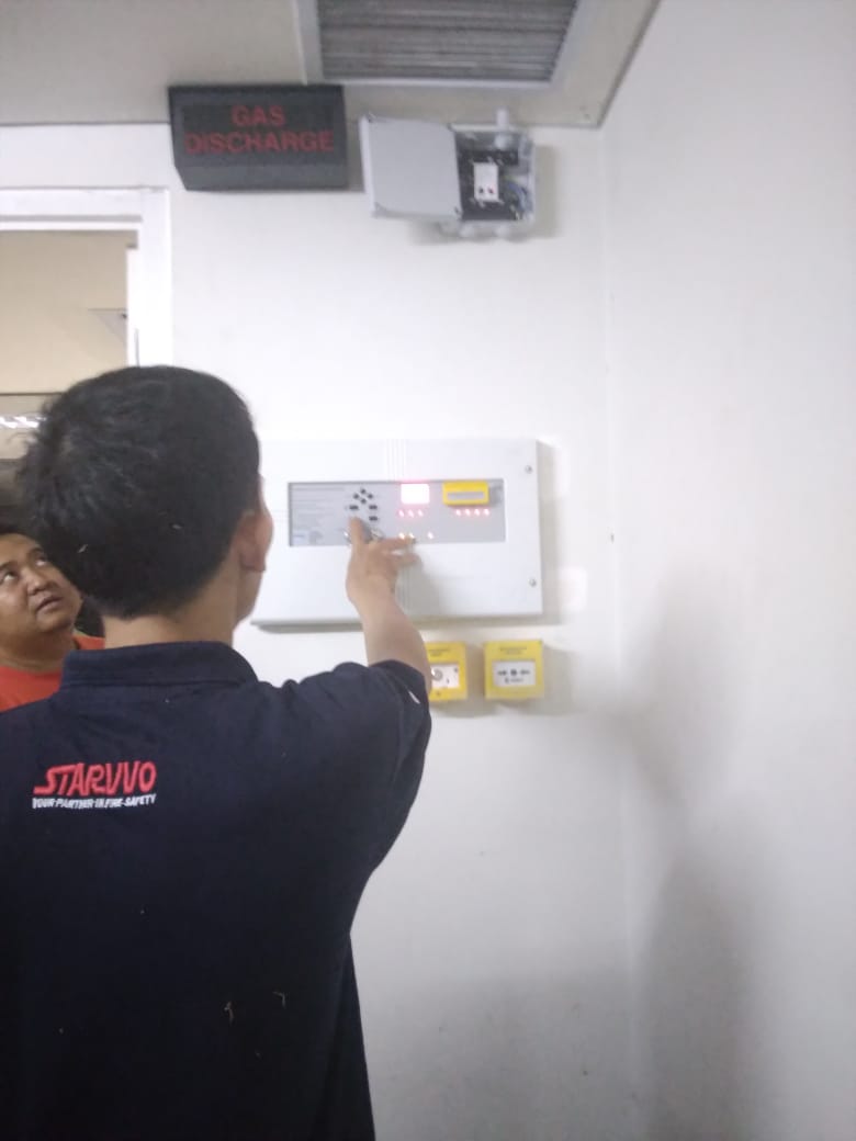 Pemasangan Instalasi Fire Alarm System di Hotel Luwih Bali