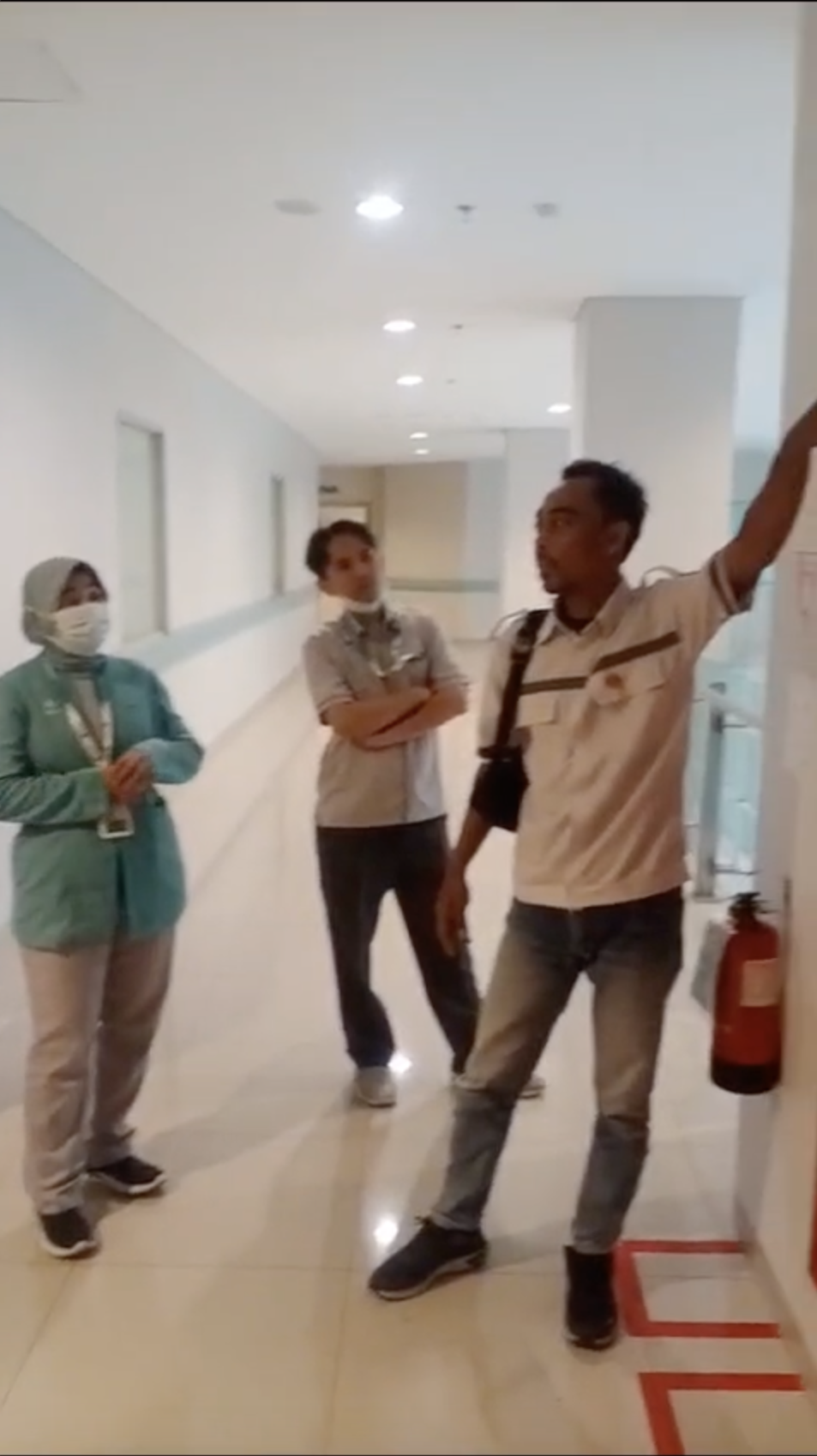 STARVVO Mengadakan Pelatihan Sistem Pemadam Api Termatik di RS EMC Tangerang