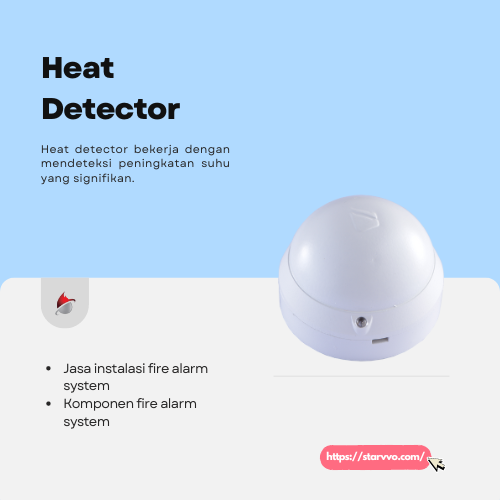 heat detector fire alarm system