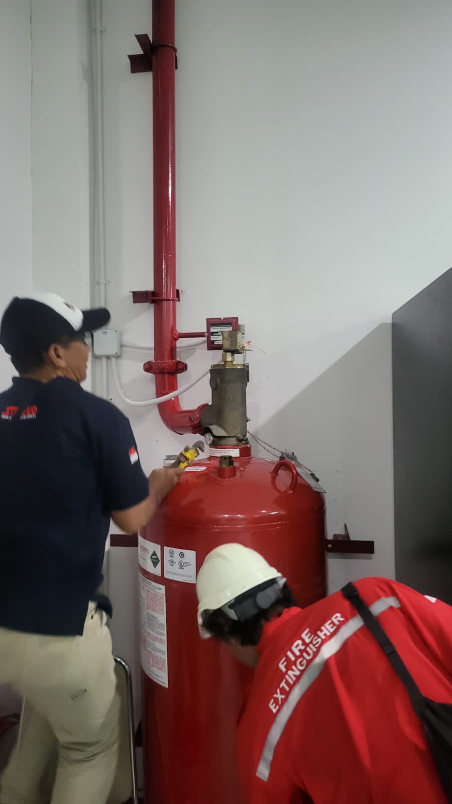instalasi fire suppression system