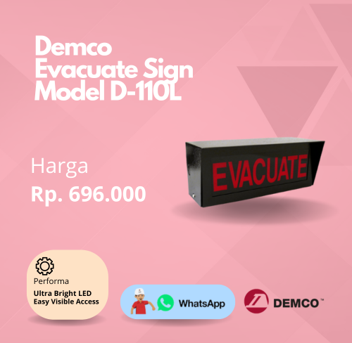 demco evacuate sign fire alarm system