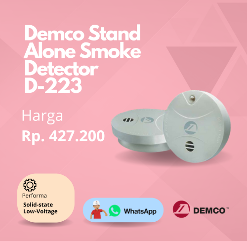 demco stand alone smoke detector fire alarm system