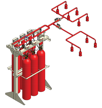 co2 fire suppression system
