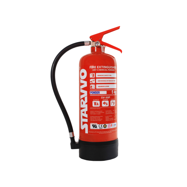 Fire Extinguisher Dry Chemical Powder 5 Kg STARVVO