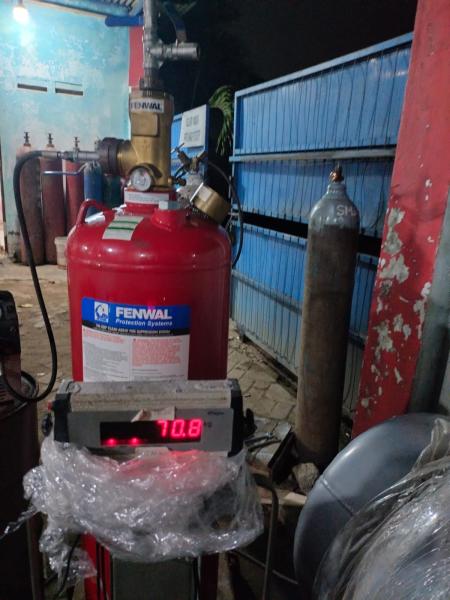 refill / isi ulang gas fm200