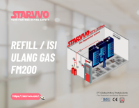 Isi Ulang / Refill Gas FM200 - STARVVO Fire Suppression System