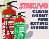 STARVVO Clean Agent Fire Extinguisher