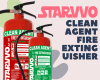 STARVVO Clean Agent Fire Extinguisher