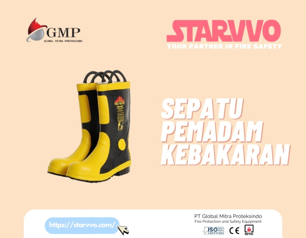 Sepatu Pemadam Kebakaran Terbaik | STARVVO Fire Safety