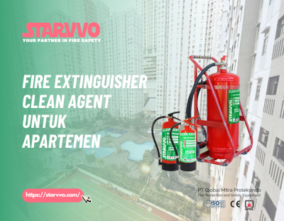 Fire Extinguisher Clean Agent untuk Apartemen | STARVVO Fire Extinguisher