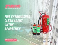 Fire Extinguisher Clean Agent untuk Apartemen | STARVVO Fire Extinguisher