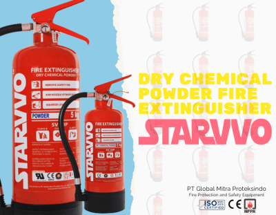 STARVVO Dry Chemical Powder Fire Extinguisher