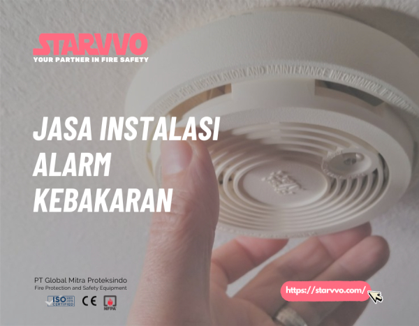 Jasa Instalasi Alarm Kebakaran | STARVVO Fire Alarm