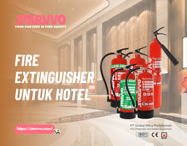 Fire Extinguisher untuk Hotel | STARVVO Fire Extinguisher