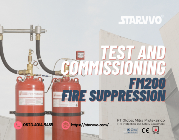 FM200 Fire Suppression STARVVO Fire Extinguisher