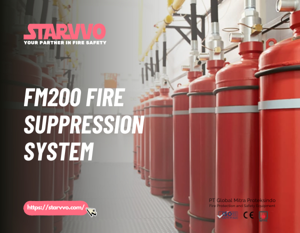 FM200 Fire Suppression System | STARVVO Fire Extinguisher