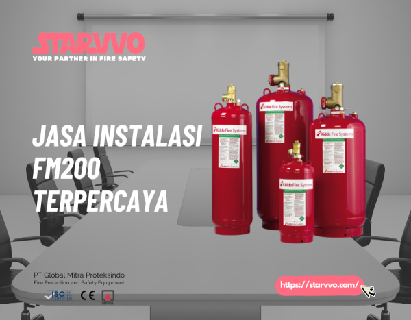 Jasa Instalasi FM200 Terpercaya | STARVVO Fire Suppression System