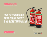 APAR / Fire Extinguisher AF36 Clean Agent 9 Kg SNI Resmi | STARVVO Fire Extinguisher